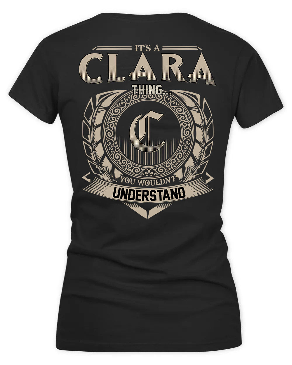 CLARE HH88-K2–Personalized Name Quote Apparel “It’s a/an NAME Thing You Wouldn’t Understand”