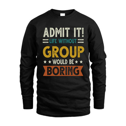 CAVANAUGH HH88-K2–Personalized Funny Quote Apparel “Life Without NAME Would Be Boring”