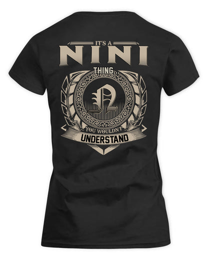 NINO HH88-K2–Personalized Name Quote Apparel “It’s a/an NAME Thing You Wouldn’t Understand”