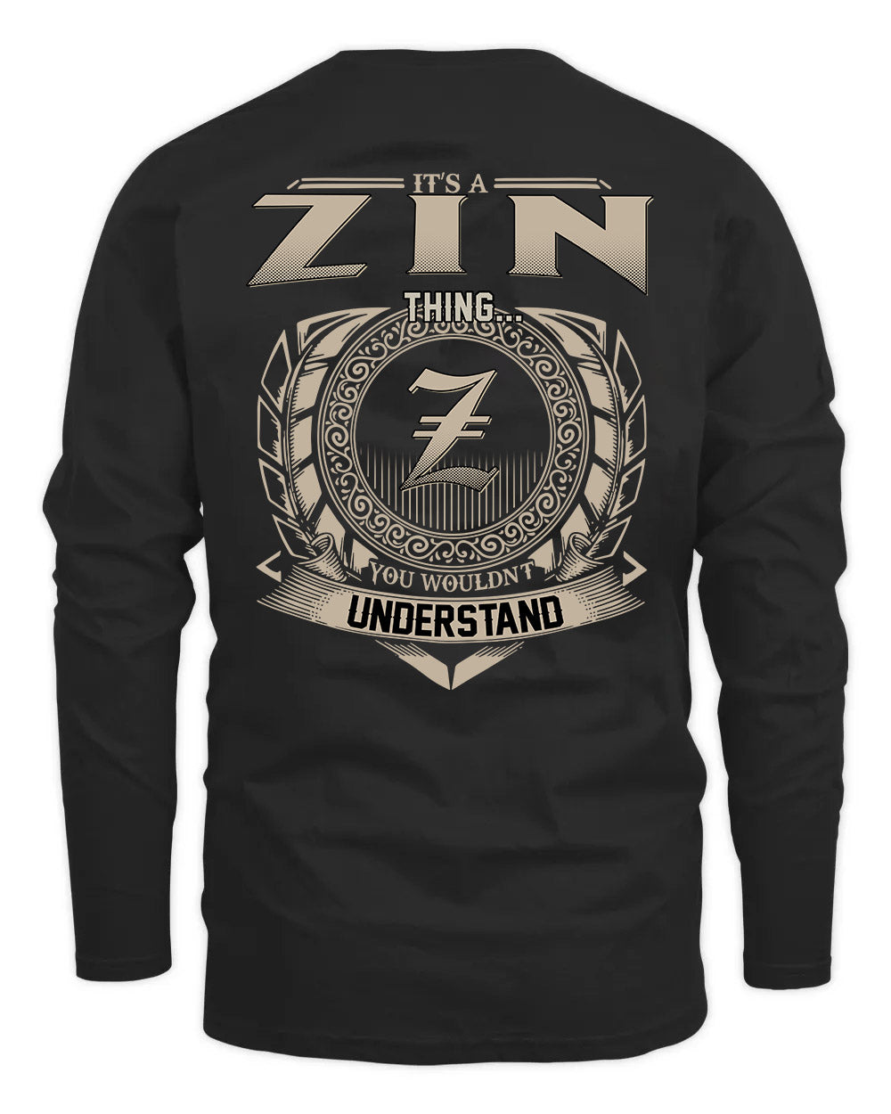 ZIN HH88-K2–Personalized Name Quote Apparel “It’s a/an NAME Thing You Wouldn’t Understand”