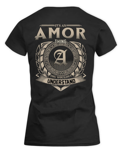 AMOR HH88-K2–Personalized Name Quote Apparel “It’s a/an NAME Thing You Wouldn’t Understand”