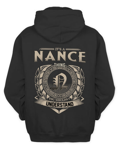 NANCE HH88-K2–Personalized Name Quote Apparel “It’s a/an NAME Thing You Wouldn’t Understand”