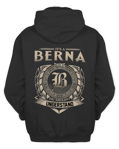 BERNA HH88-K2–Personalized Name Quote Apparel “It’s a/an NAME Thing You Wouldn’t Understand”