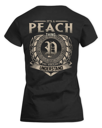 PEACOCK HH88-K2–Personalized Name Quote Apparel “It’s a/an NAME Thing You Wouldn’t Understand”