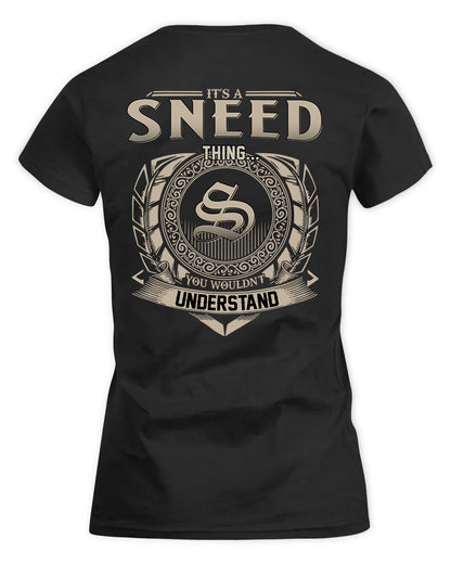 SNIDER HH88-K2–Personalized Name Quote Apparel “It’s a/an NAME Thing You Wouldn’t Understand”