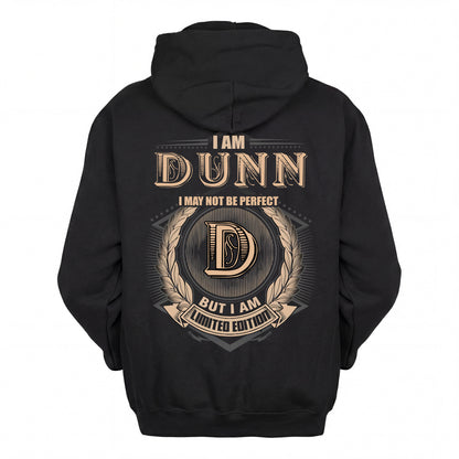 DUNN 2K-101–Personalized Name Quote Apparel “I Am NAME May Not Be Perfect But I Am Limited Edition”