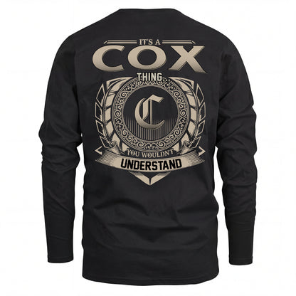 COX HH88-K2–Personalized Name Quote Apparel “It’s an NAME Thing You Wouldn’t Understand”
