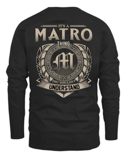 MATRO HH88-K2–Personalized Name Quote Apparel “It’s a/an NAME Thing You Wouldn’t Understand”