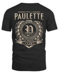 PAULETTE HH88-K2–Personalized Name Quote Apparel “It’s a/an NAME Thing You Wouldn’t Understand”