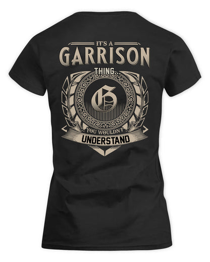 GARRISON HH88-K2–Personalized Name Quote Apparel “It’s a/an NAME Thing You Wouldn’t Understand”