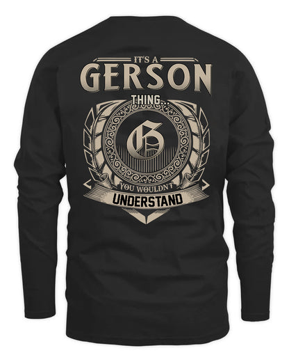 GERSON HH88-K2–Personalized Name Quote Apparel “It’s a/an NAME Thing You Wouldn’t Understand”