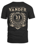 VANDER HH88-K2–Personalized Name Quote Apparel “It’s a/an NAME Thing You Wouldn’t Understand”