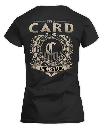 CARD HH88-K2–Personalized Name Quote Apparel “It’s a/an NAME Thing You Wouldn’t Understand”