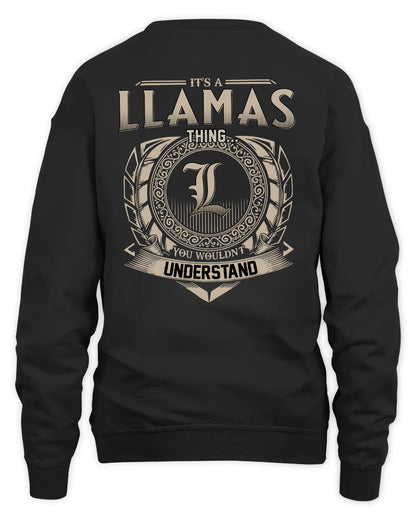 LLAMAS HH88-K2–Personalized Name Quote Apparel “It’s a/an NAME Thing You Wouldn’t Understand”