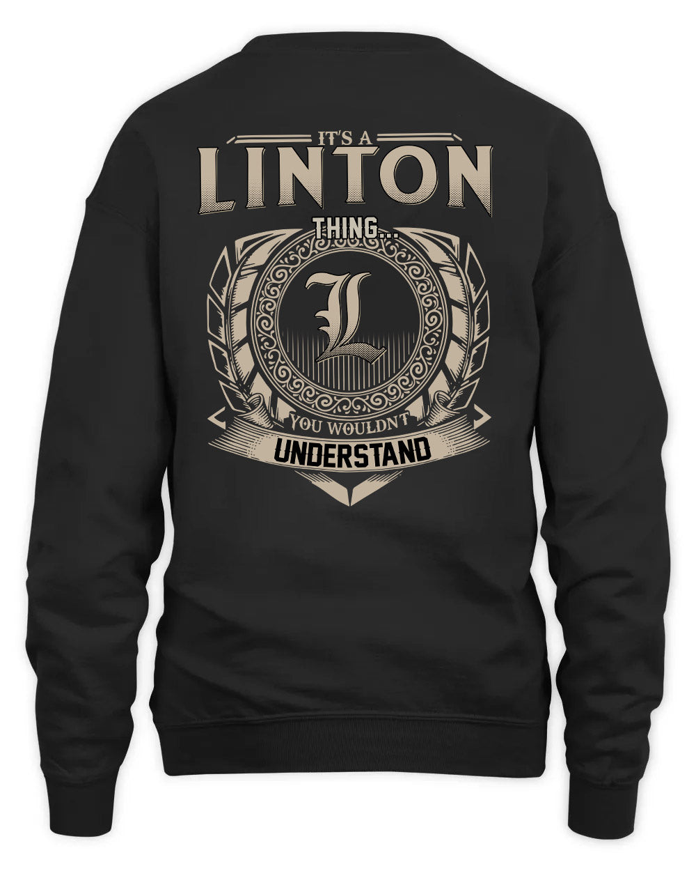 LINTON HH88-K2–Personalized Name Quote Apparel “It’s a/an NAME Thing You Wouldn’t Understand”