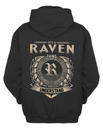 RAVEN HH88-K2–Personalized Name Quote Apparel “It’s a/an NAME Thing You Wouldn’t Understand”