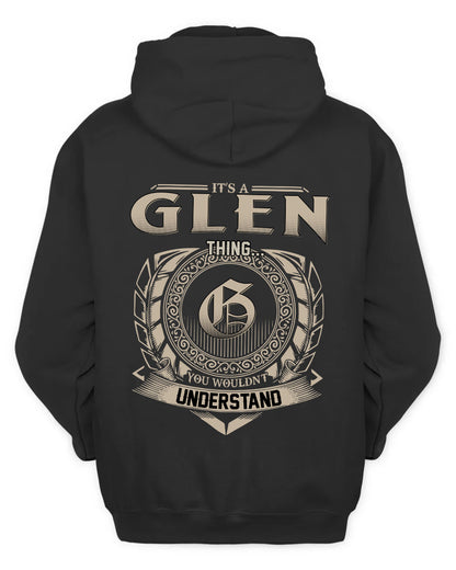 GLEN HH88-K2–Personalized Name Quote Apparel “It’s a/an NAME Thing You Wouldn’t Understand”