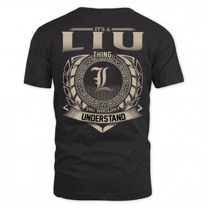 LIU HH88-K2–Personalized Name Quote Apparel “It’s an NAME Thing You Wouldn’t Understand”