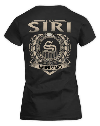 SIS HH88-K2–Personalized Name Quote Apparel “It’s a/an NAME Thing You Wouldn’t Understand”