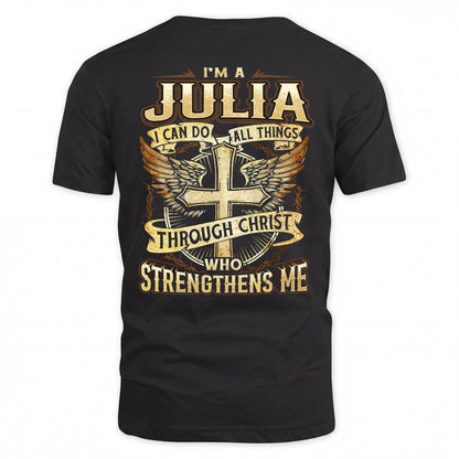 JULIA HH88-K2–Personalized Name Quote T-Shirt