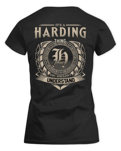 HARDING HH88-K2–Personalized Name Quote Apparel “It’s a/an NAME Thing You Wouldn’t Understand”
