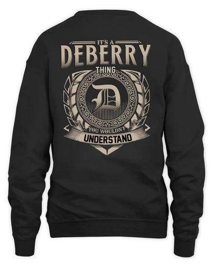 DEBERRY HH88-K2–Personalized Name Quote Apparel “It’s a/an NAME Thing You Wouldn’t Understand”