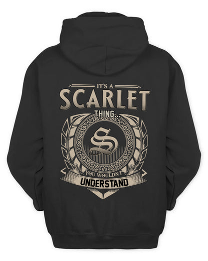 SCARLET HH88-K2–Personalized Name Quote Apparel “It’s a/an NAME Thing You Wouldn’t Understand”
