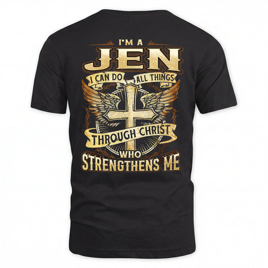 JEN HH88-K2–Personalized Name Quote T-Shirt