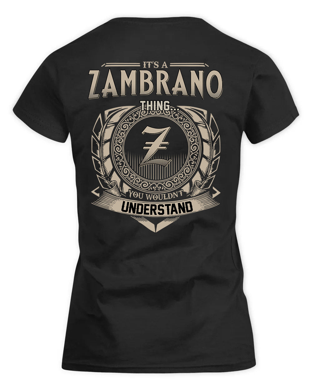 ZAMUDIO HH88-K2–Personalized Name Quote Apparel “It’s a/an NAME Thing You Wouldn’t Understand”