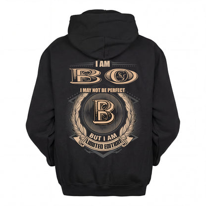 BO 2K-101–Personalized Name Quote Apparel “I Am NAME May Not Be Perfect But I Am Limited Edition”