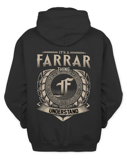 FARRAR HH88-K2–Personalized Name Quote Apparel “It’s a/an NAME Thing You Wouldn’t Understand”