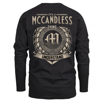MCCANDLESS HH88-K2–Personalized Name Quote Apparel “It’s an NAME Thing You Wouldn’t Understand”