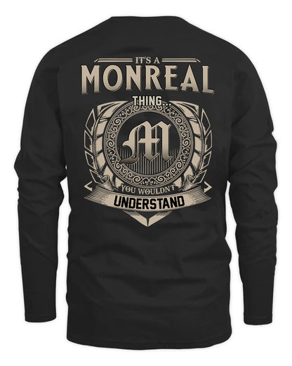MONREAL HH88-K2–Personalized Name Quote Apparel “It’s a/an NAME Thing You Wouldn’t Understand”