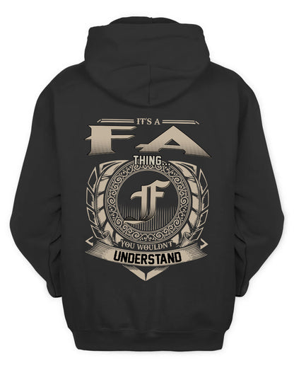 FA HH88-K2–Personalized Name Quote Apparel “It’s a/an NAME Thing You Wouldn’t Understand”