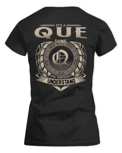 QUEEN HH88-K2–Personalized Name Quote Apparel “It’s a/an NAME Thing You Wouldn’t Understand”