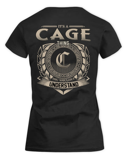CAGE HH88-K2–Personalized Name Quote Apparel “It’s a/an NAME Thing You Wouldn’t Understand”