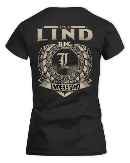 LIND HH88-K2–Personalized Name Quote Apparel “It’s a/an NAME Thing You Wouldn’t Understand”