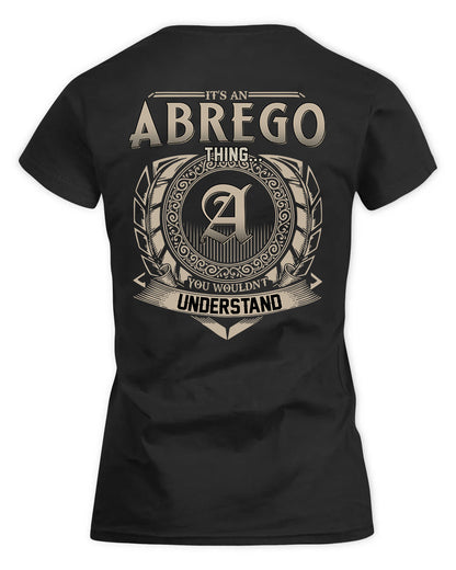ABREGO HH88-K2–Personalized Name Quote Apparel “It’s a/an NAME Thing You Wouldn’t Understand”