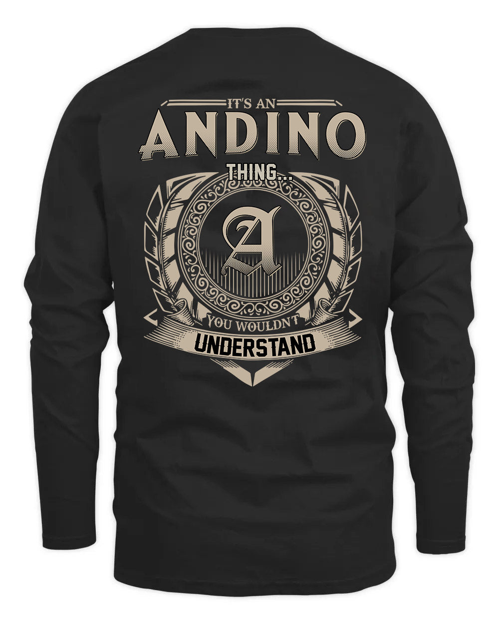 ANDINO HH88-K2–Personalized Name Quote Apparel “It’s a/an NAME Thing You Wouldn’t Understand”