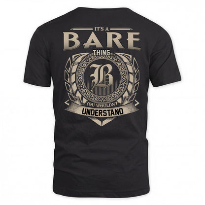 BARE HH88-K2–Personalized Name Quote Apparel “It’s a/an NAME Thing You Wouldn’t Understand”