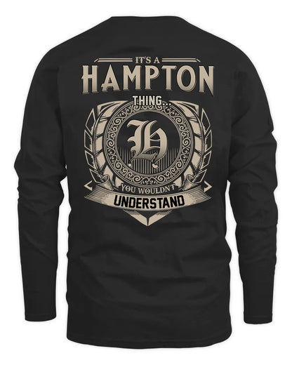 HAMPTON HH88-K2–Personalized Name Quote Apparel “It’s a/an NAME Thing You Wouldn’t Understand”