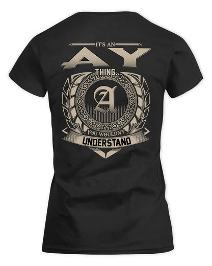 AY HH88-K2–Personalized Name Quote Apparel “It’s a/an NAME Thing You Wouldn’t Understand”
