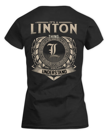 LINTON HH88-K2–Personalized Name Quote Apparel “It’s a/an NAME Thing You Wouldn’t Understand”