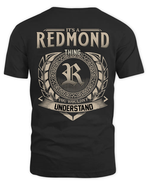 REDMOND HH88-K2–Personalized Name Quote Apparel “It’s a/an NAME Thing You Wouldn’t Understand”
