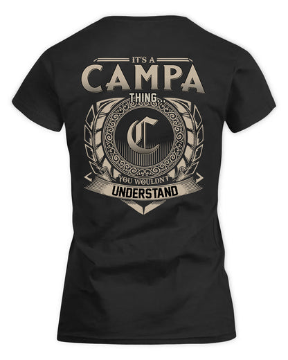 CAMPA HH88-K2–Personalized Name Quote Apparel “It’s a/an NAME Thing You Wouldn’t Understand”