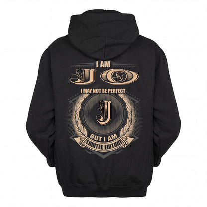 JO 2K-101–Personalized Name Quote Apparel “I Am NAME May Not Be Perfect But I Am Limited Edition”