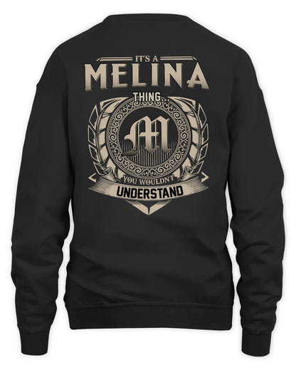 MELINA HH88-K2–Personalized Name Quote Apparel “It’s a/an NAME Thing You Wouldn’t Understand”