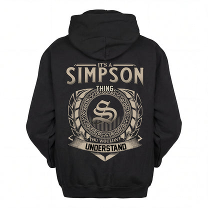 SIMPSON HH88-K2–Personalized Name Quote Apparel “It’s an NAME Thing You Wouldn’t Understand”