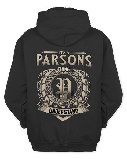 PARSONS HH88-K2–Personalized Name Quote Apparel “It’s a/an NAME Thing You Wouldn’t Understand”