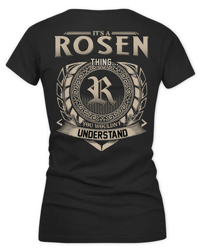 ROSEN HH88-K2–Personalized Name Quote Apparel “It’s a/an NAME Thing You Wouldn’t Understand”